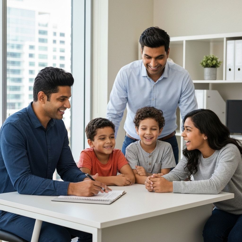 Akhil Baby consulting with clients